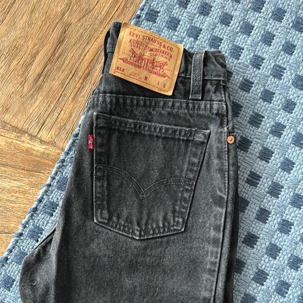 Vintage 512 Levi's Black Denim Jeans